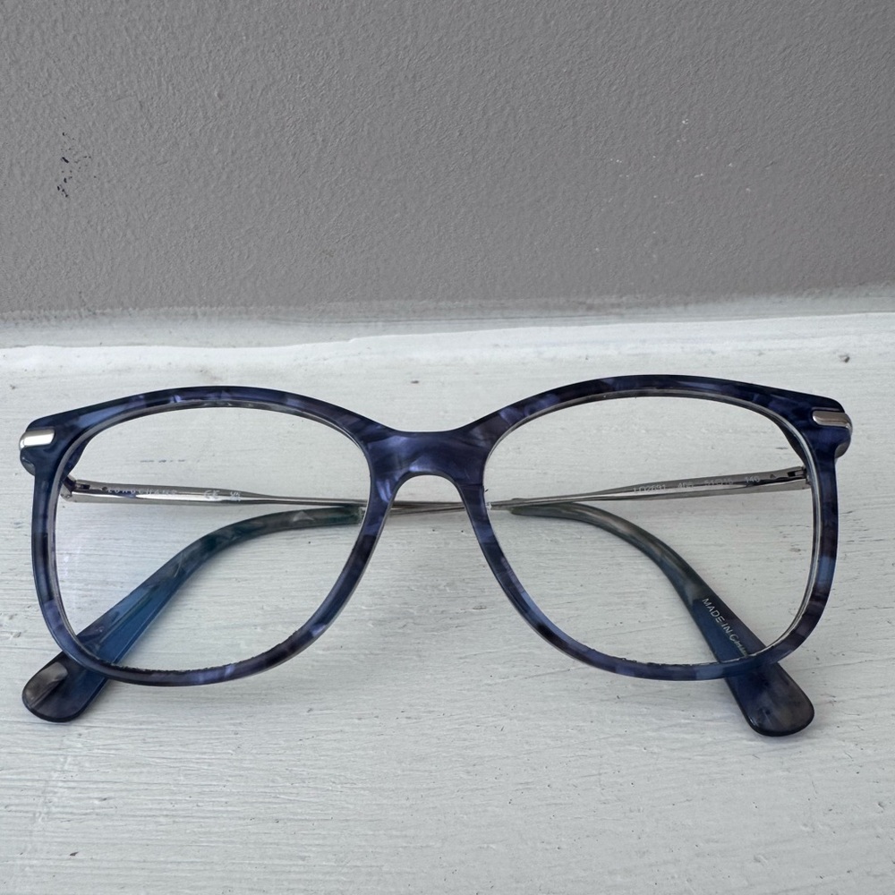 Longchamp Navy Patterned Glasses
